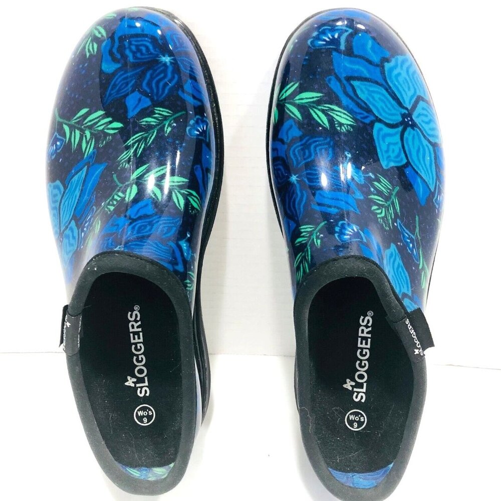 Sloggers Womens Clogs Mules Shoes 9 Floral Waterproof Gardening Yardwork Outdoor